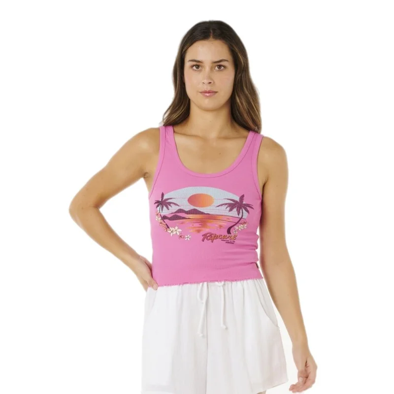 Meilleur Prix T-SHIRT RIP CURL HOTEL MALIBU