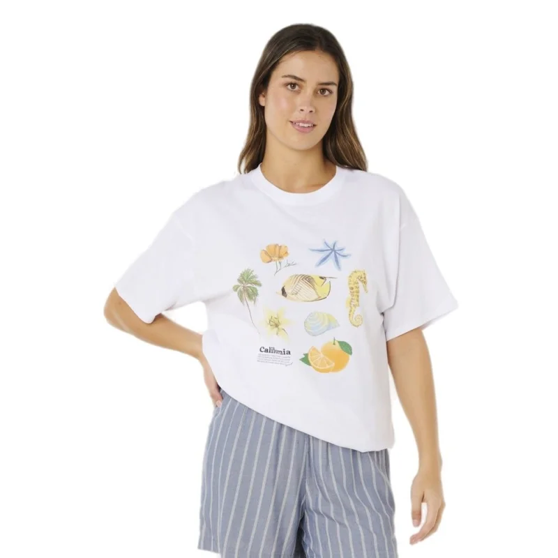 T-SHIRT RIP CURL POOLSIDE HERITAGE Pas Cher