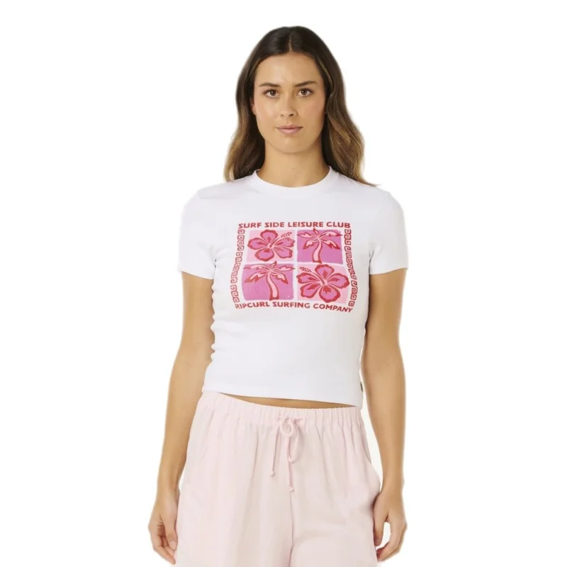 Bon Plan T-SHIRT RIP CURL SURF SIDE FITTED