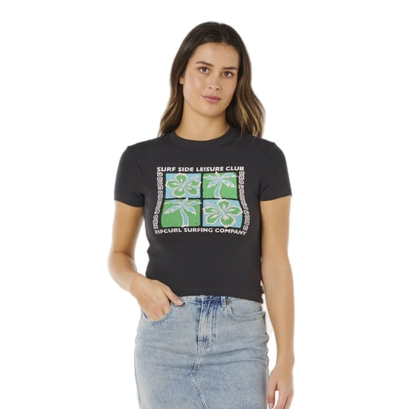 Meilleur Prix T-SHIRT RIP CURL SURF SIDE FITTED