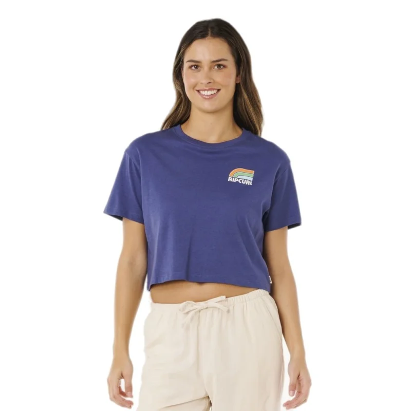 T-SHIRT RIP CURL SURF SIDE CROPPED Offre Spéciale
