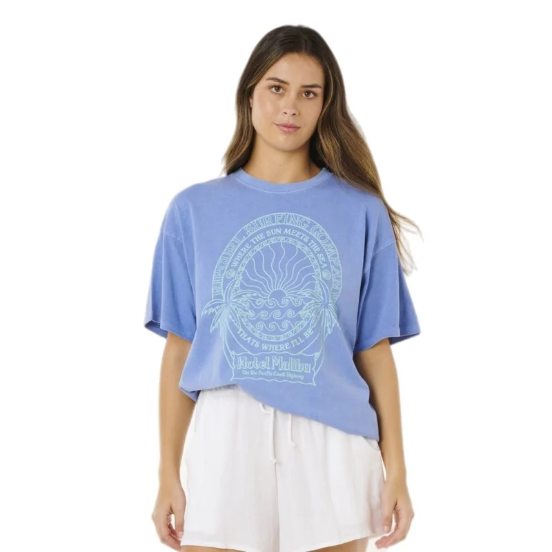 T-SHIRT RIP CURL HOTEL MALIBU HERITAGE Super Prix