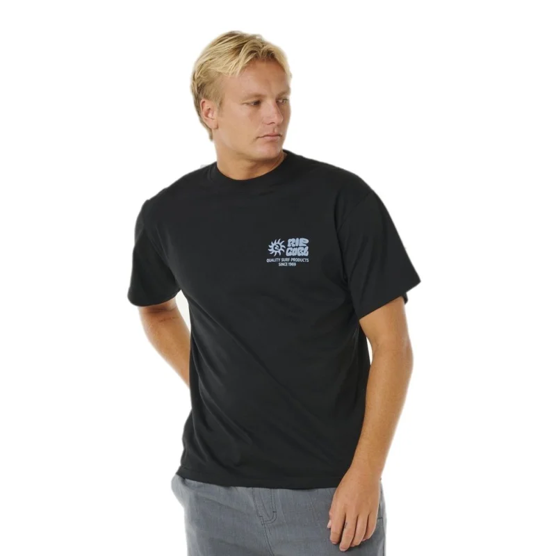 Promotion T-SHIRT RIP CURL PACIFIC RINSE GLASS OFF