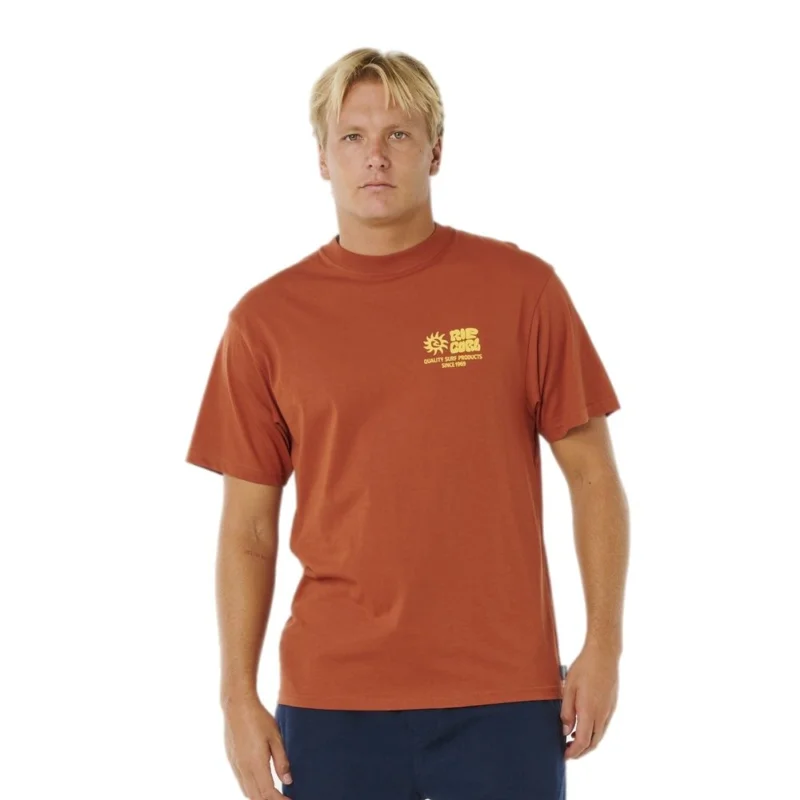 Promotion Saisonnière T-SHIRT RIP CURL PACIFIC RINSE GLASS OFF