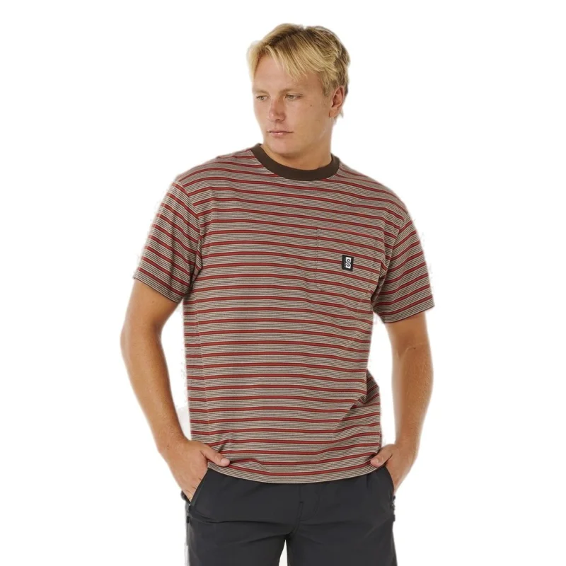 Commande En Gros T-SHIRT RIP CURL SEARCH STRIPE