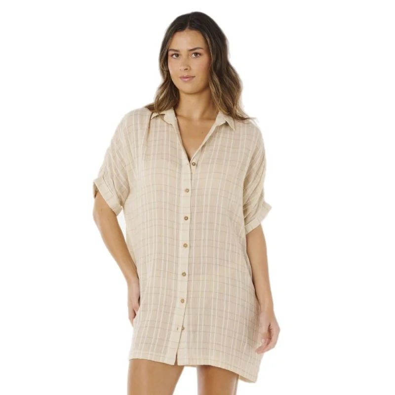 Petit Prix ROBE RIP CURL PARADISE CHECK COVER UP