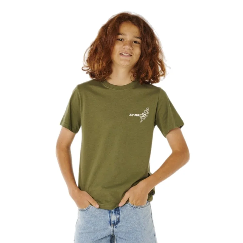 Seulement Aujourd'hui T-SHIRT RIP CURL ETERNAL SHRED ART
