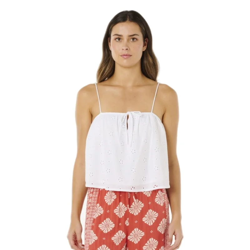 Retour Gratuit T-SHIRT RIP CURL OASIS BRODERIE TOP