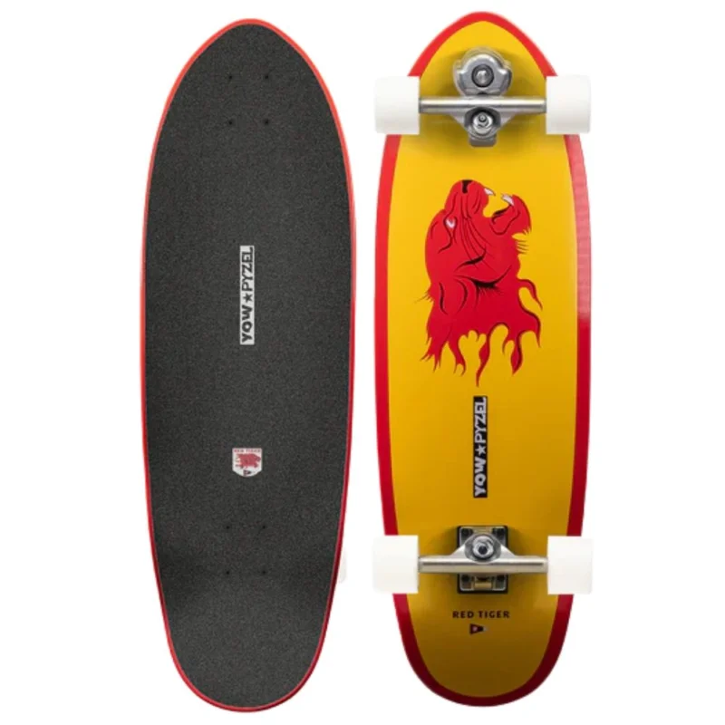 SURF SKATE YOW RED TIGER PYZEL X YOW 32.6‘‘ Acheter En Ligne