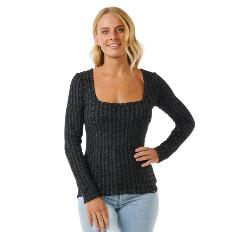 T-SHIRT RIP CURL OPEN NECK COSY Promotion