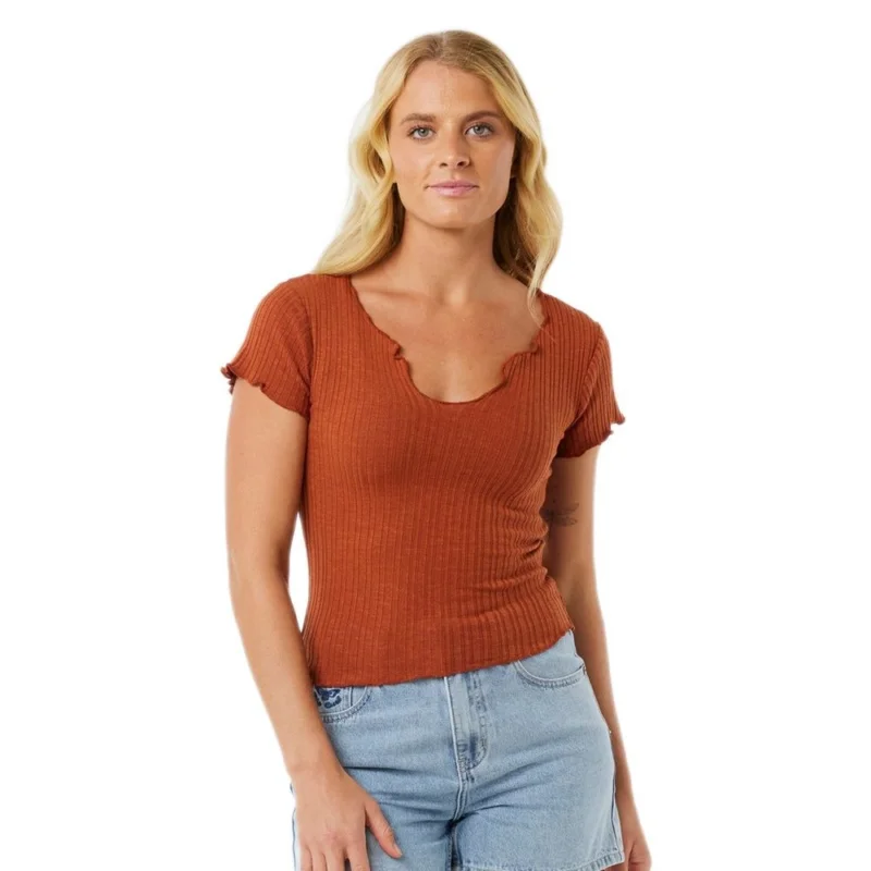 Retour Gratuit T-SHIRT RIP CURL SOLEIL TEXTURED