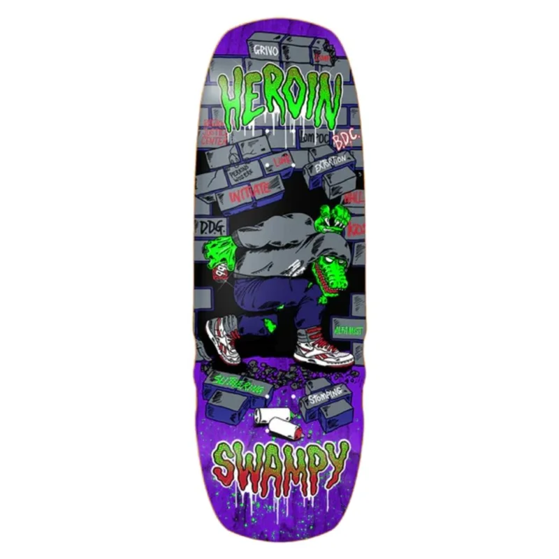 Acheter Direct PLANCHE DE SKATE HEROIN SWAMPY STOMP 10.5"