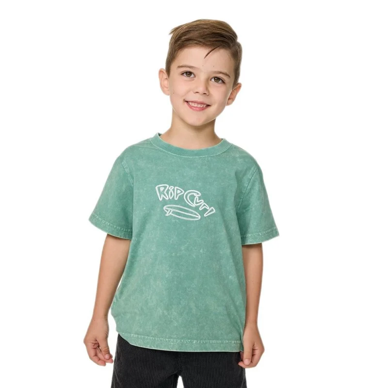 Satisfait Ou Remboursé T-SHIRT RIP CURL RIDE THE WAVE WASH