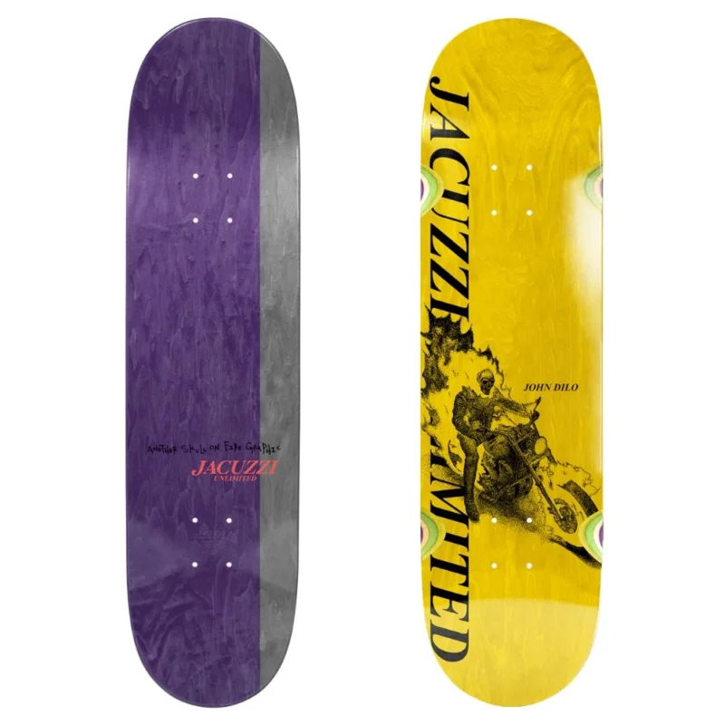 Achat Immédiat PLANCHE DE SKATE JACUZZI DILO SKULL CYCLE 8.50‘‘