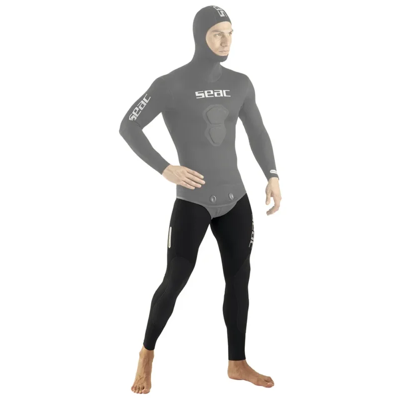 SEAC Pantalons de chasse sous-marine Black Shark Open Cell 7 mm Offre Du Jour