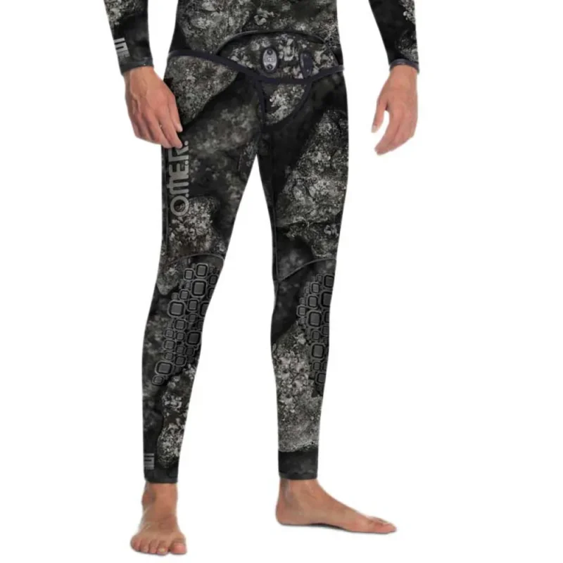 Omer Pantalons de chasse sous-marine Black Stone 5 mm Authentique