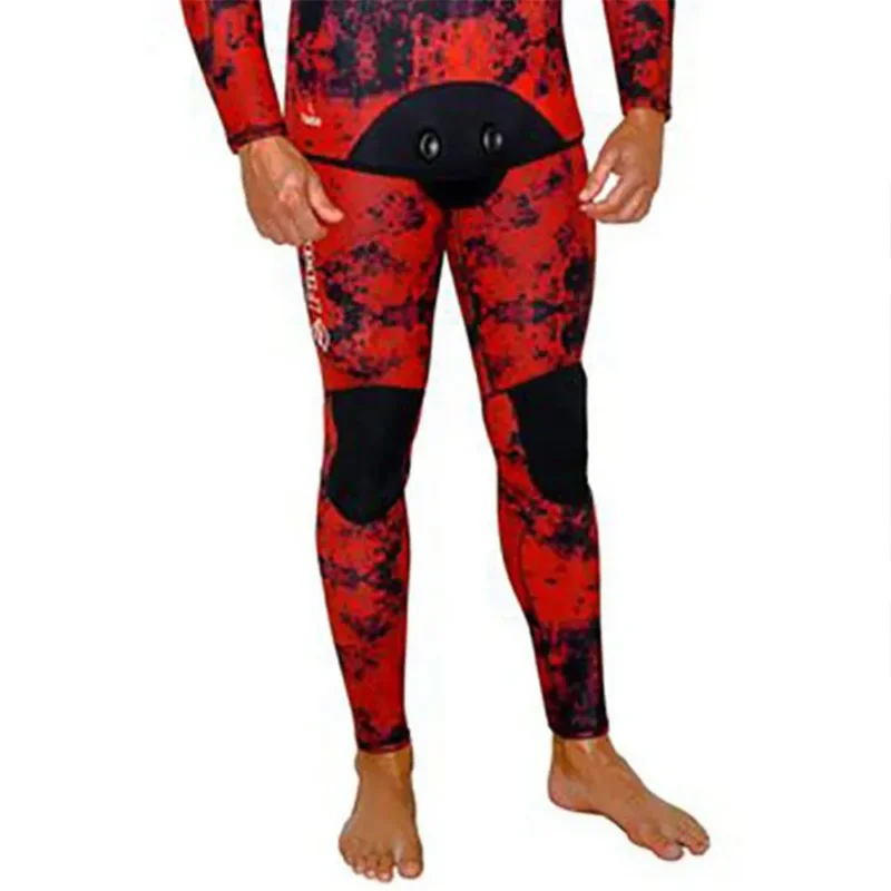 Commander Maintenant Picasso Pantalons de chasse sous-marine Camo Blood 5 mm