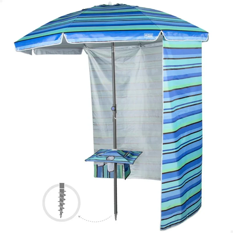Aktive Parasol de plage inclinable mast Paiement Sécurisé