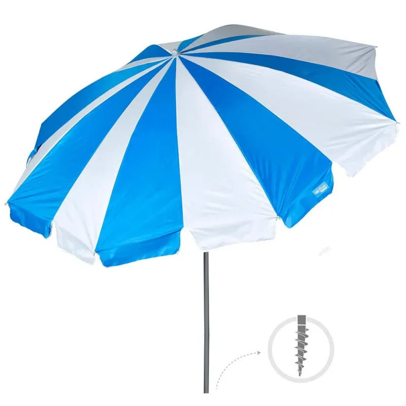 Aktive Parasol de plage Twister Ø220cm UV50 inclinable mast Vente Flash