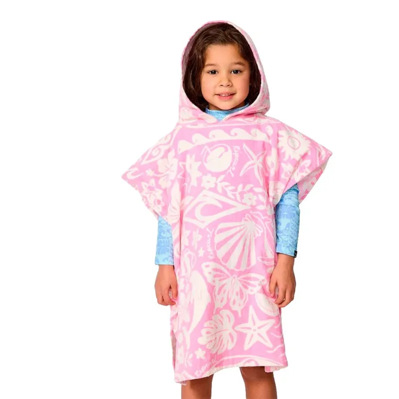 Bon Marché Rip Curl Poncho Mixed Snap Cotton