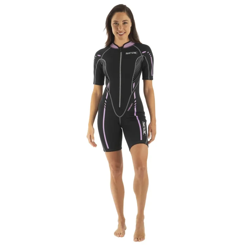 SEAC Shorty femme à manches courtes Trendy 2.5 mm Offre Limitée