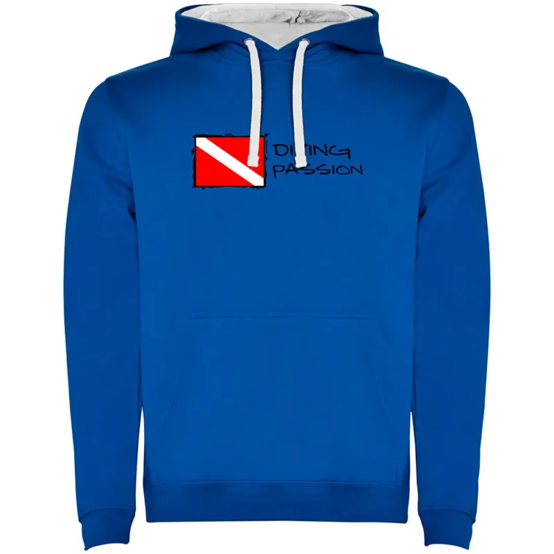 Kruskis Sweat à capuche Diving Passion Two-Colour Promotion Saisonnière