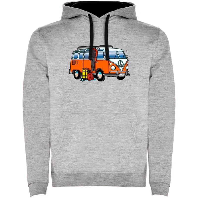 Haute Qualité Kruskis Sweat à capuche Hippie Van Dive Two-Colour
