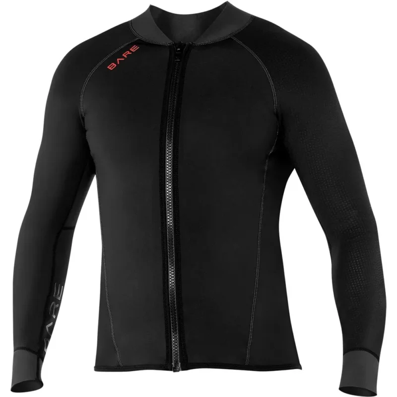 Bare T-shirt thermique à manches longues et zip intégral Exowear 2 mm Meilleur Choix