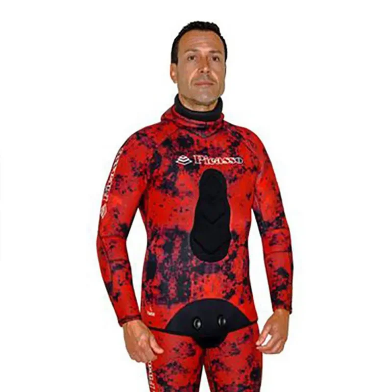 Picasso Veste de chasse sous-marine Camo Blood 7 mm Promotion Saisonnière