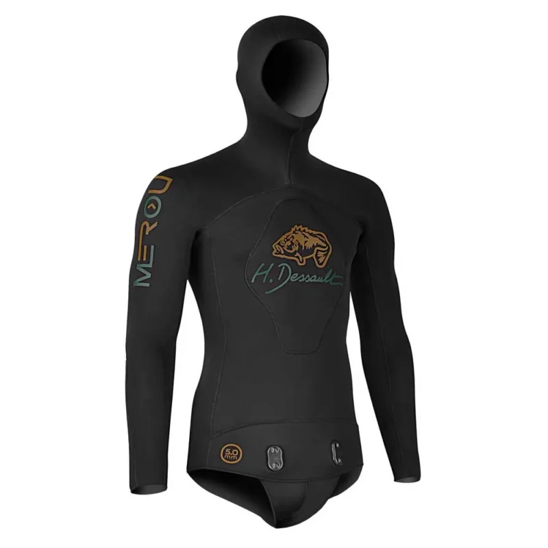 H.dessault By C4 Veste de chasse sous-marine Merou 7 mm Super Prix