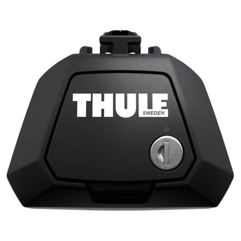 Thule 7104 Evo Barres de Toit Surélevées avec Pieds de Rail Certifié