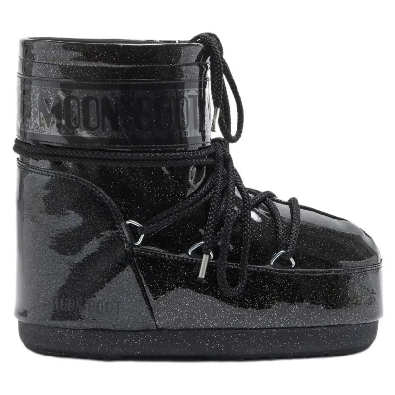Expédition Rapide Moon Boot Bottes de neige Icon Low Glitter reconditionné