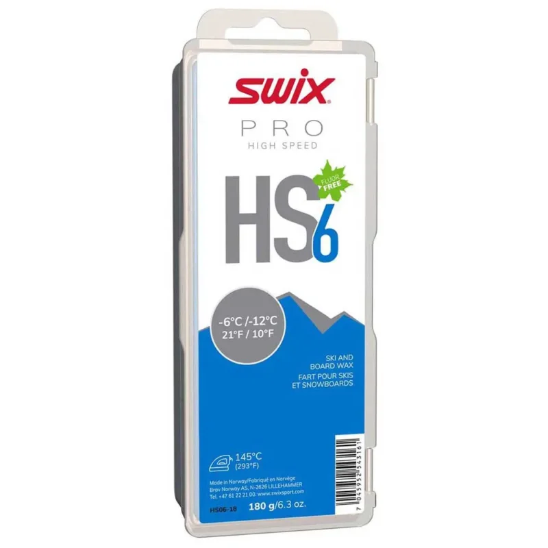 Swix Cire HS6 -6ºC/-12ºC 180 g Prix Promo