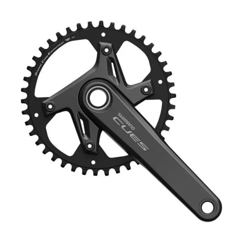 Bon Marché Shimano Manivelles avec plateau CUES FC-U6030-1 9/10/11s