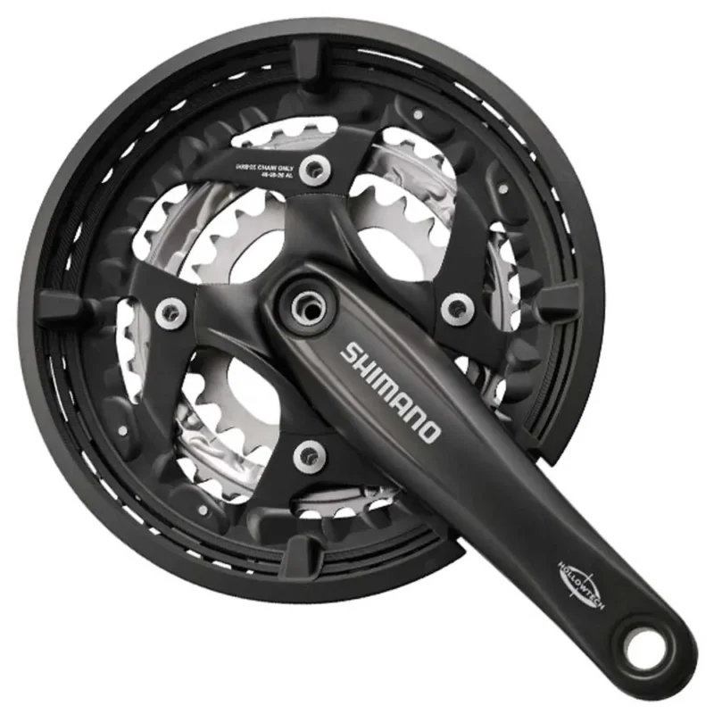Shimano Manivelles avec plateau Deore T521 Octalink Chain Guard 104/64 BCD Prix Réduit