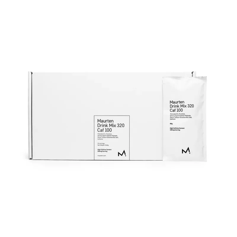 Maurten Mélange pour boisson 320 CAF 100 boîte Saveur Neutre 83g 14 unités Expédié Aujourd'hui