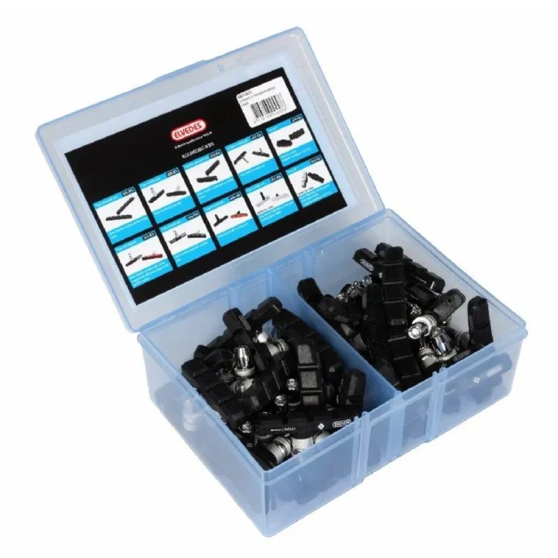 Elvedes Patins de frein de jante complets V-Type 60 mm 25 paires Expédition Rapide