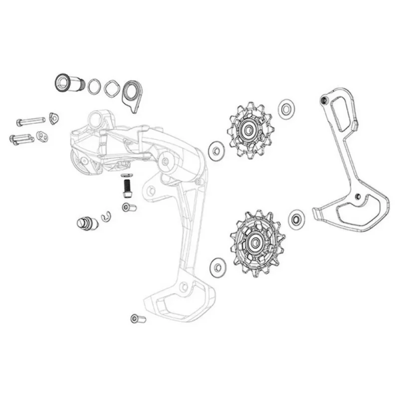 Sram Plaque de cage intérieure Force E-Tap AXS Nouvel Arrivage