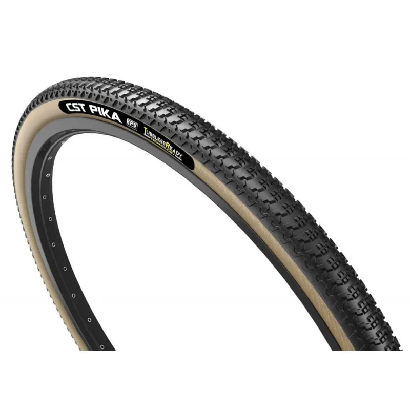 Bon Marché CST Pneu de gravel Pika C-1894 Dual EPS Tubeless 700C x 42