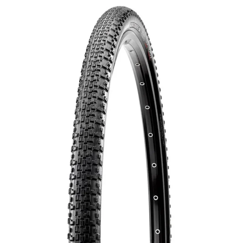 Maxxis Pneu de gravel Rambler SilkShield/TR 60 TPI Tubeless 700C x 50 Haute Qualité