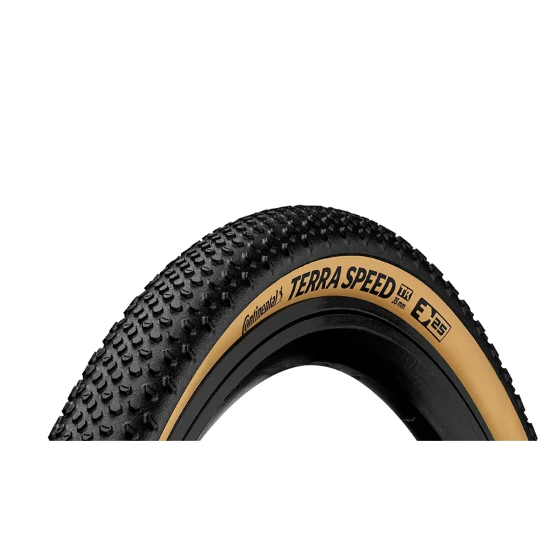 Dernière Chance Continental Pneu de gravel Terra Speed Protection BlackChili Tubeless 650B x 35
