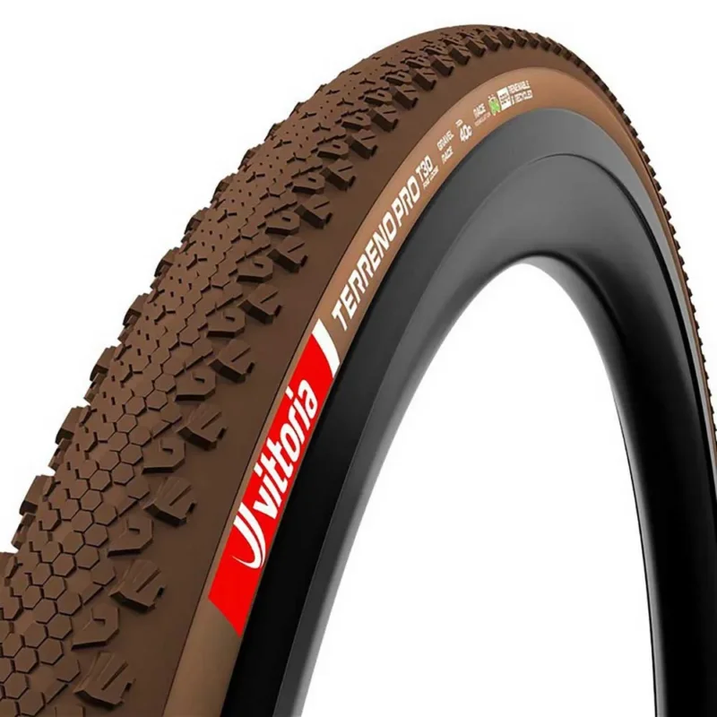 Vittoria Pneu de gravel Terreno Pro T30 Fine Loose Race Tubeless 700C x 35 Bon Plan