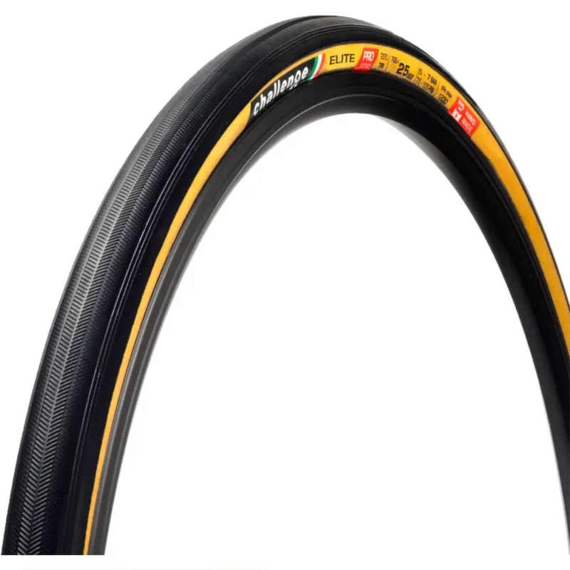 Challenge Pneu de route Elite Pro Hand Made Tubular 700C x 25 Offre Spéciale