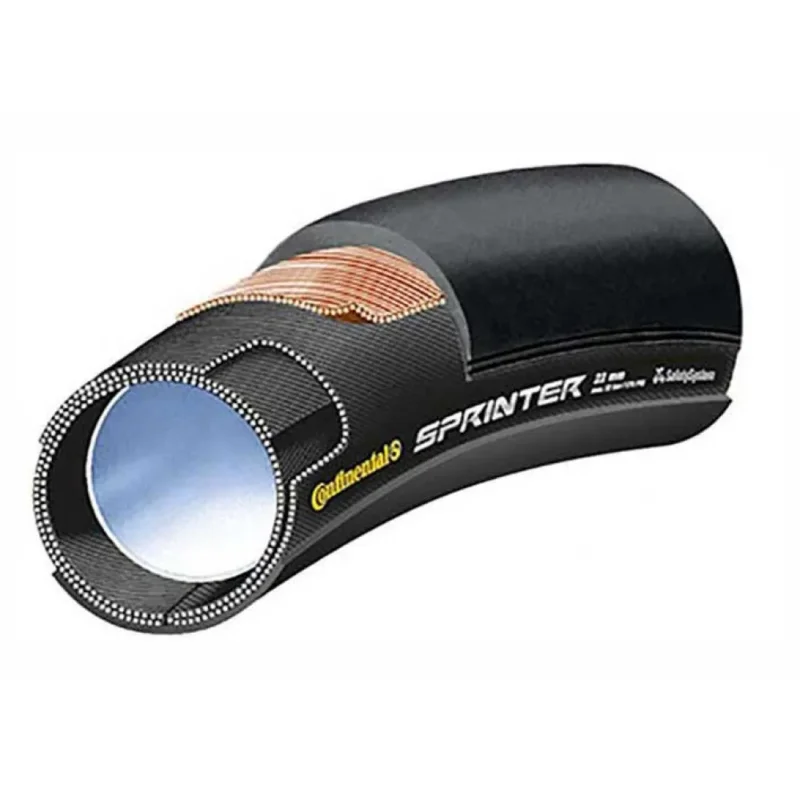 Continental Pneu de route Tubular Sprinter Tubular 700C x 22 Prix Cassé