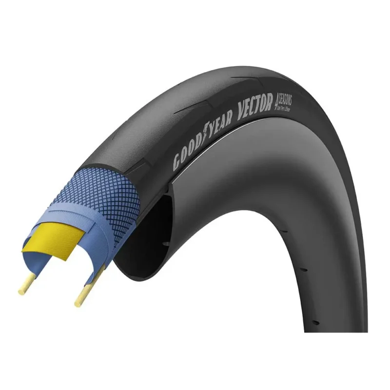 Marque Goodyear Pneu de route Vector 4Seasons 60 TPI TLC Tubeless 700C x 32