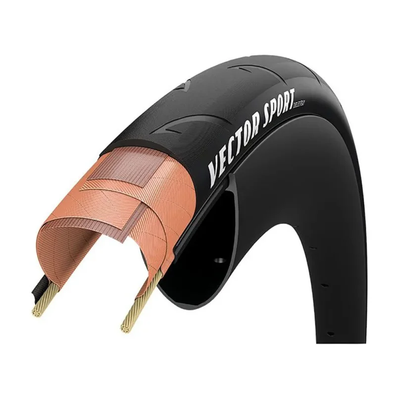 Goodyear Pneu de route Vector Sport Tubeless 700 x 25 Vente Directe