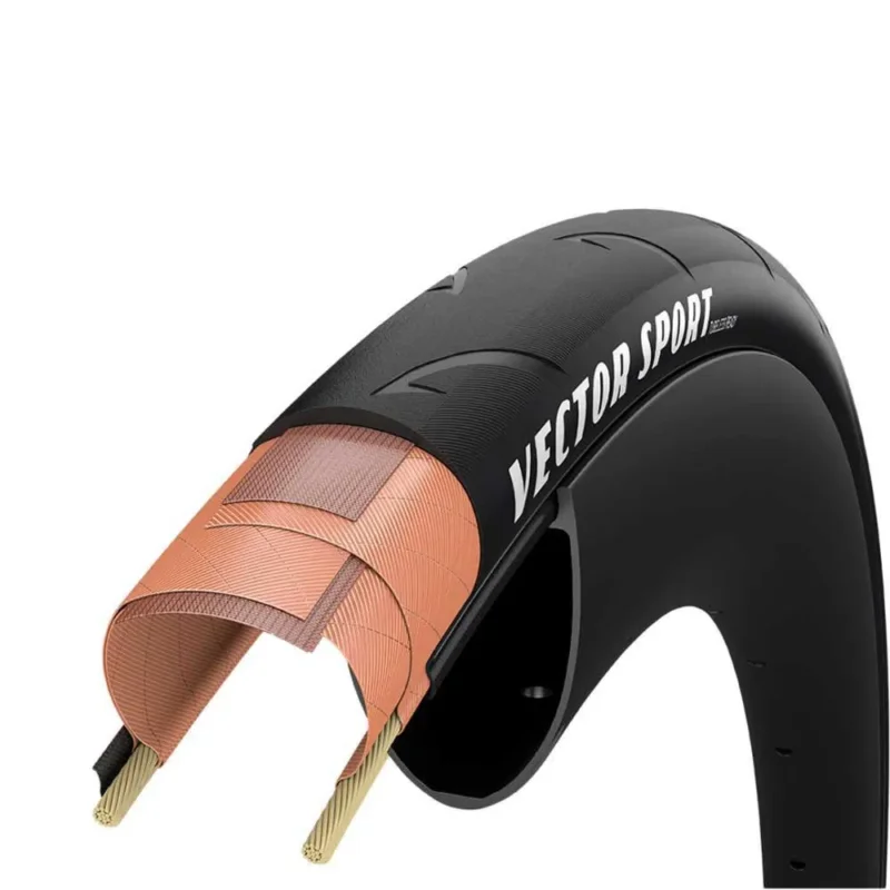 Prix Bas Goodyear Pneu de route Vector Sport Tubeless 700 x 28