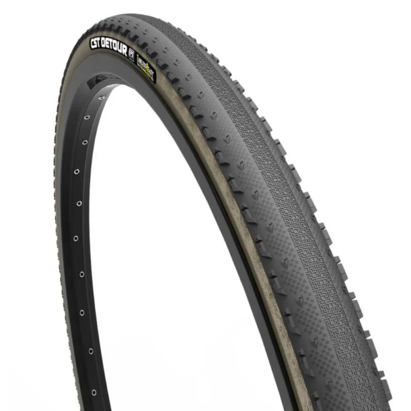CST Pneu rigide de gravel Detour C3015 Tubeless 700C x 38 Commander Vite