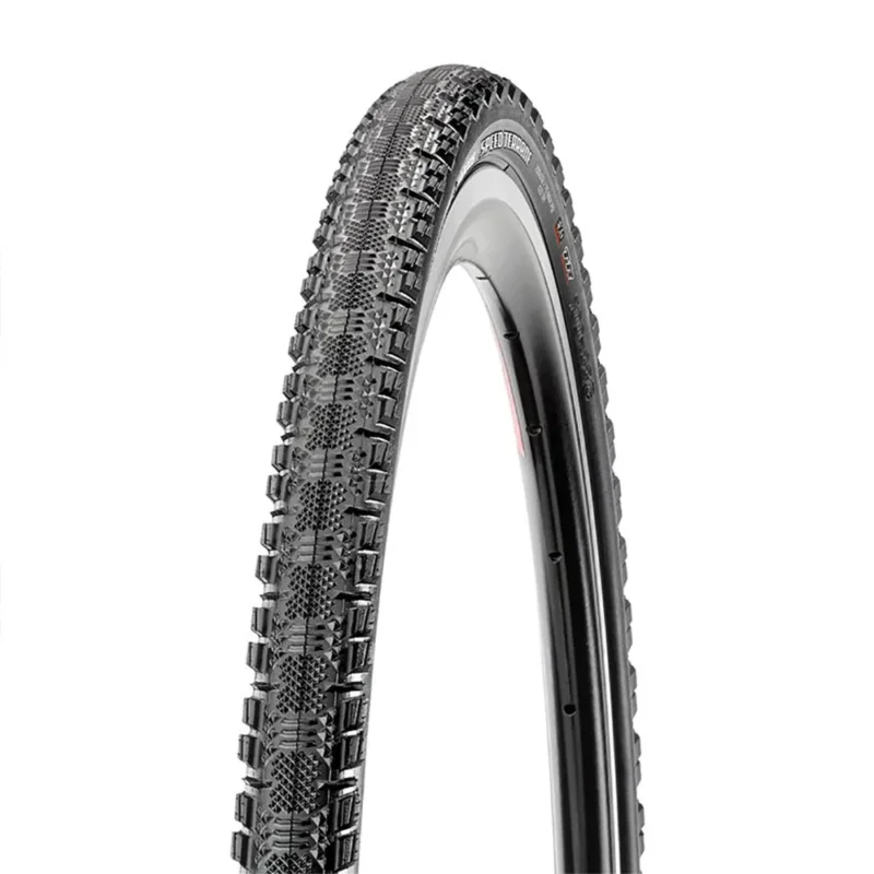 Maxxis Pneu rigide de gravel Speed Terrane Silkworm 120 TPI Tubular 700C x 33 Authentique