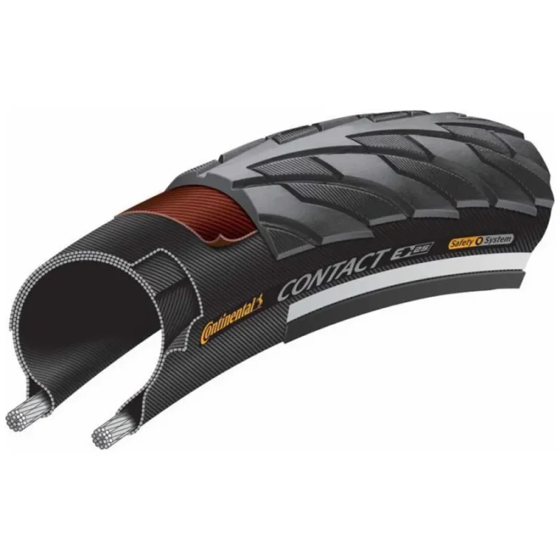 Continental Pneu rigide urbain Contact Reflective 26´´ x 1.75 Petit Prix